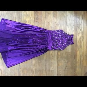 Purple dance costume